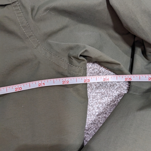 CROOKS & CASTLES Olive Green trench coat / rain coat - Picture 14 of 16